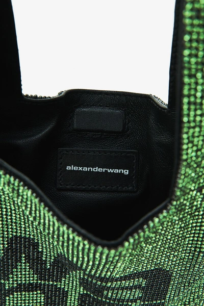 Shop Alexander Wang Wangloc Mini Shopper In Peridot