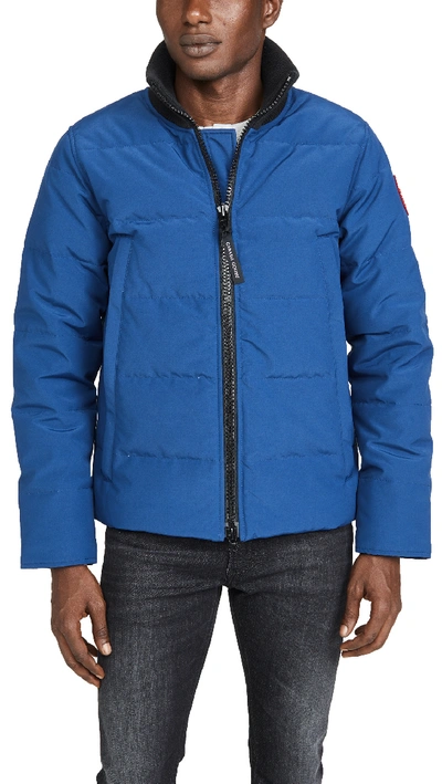 Shop Canada Goose Woolford Jacket In Northern Night