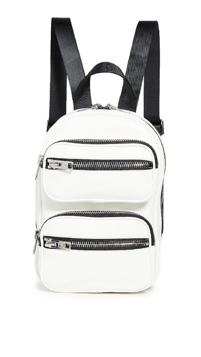 Shop Alexander Wang Attica Soft Medium Backpack In White