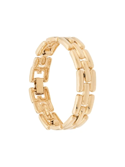 Shop Givenchy 1980's Articulated Bracelet - Gold