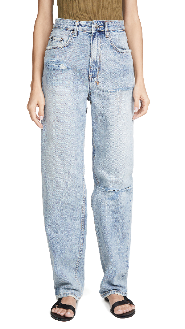 Ksubi X Kendall Playback Skream Trashed Flash Jeans In Denim Modesens