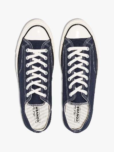 Shop Converse Navy Chuck 70 Low Top Sneakers In 102 - Blue: