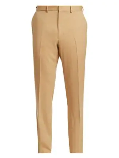 Shop Ralph Lauren Greg Wool Pants In Tan