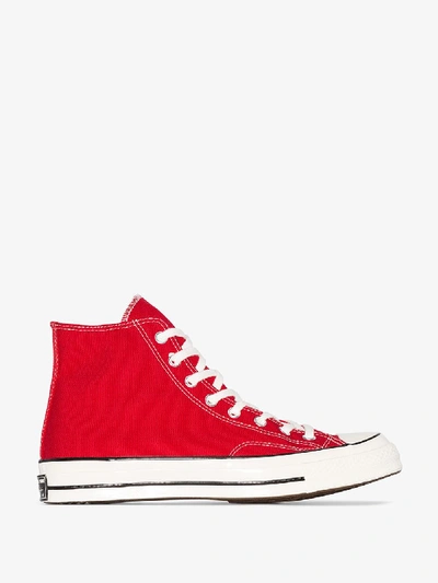Shop Converse Red Chuck Taylor 70 High Top Sneakers