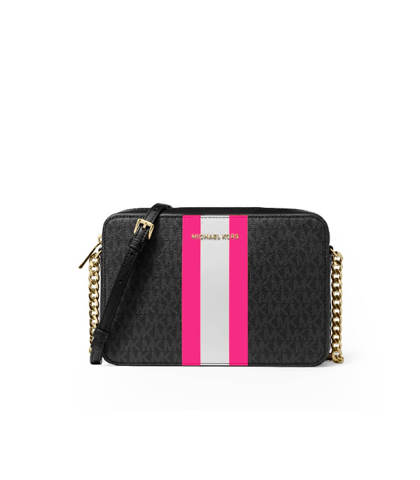 michael kors black and white purse