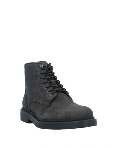 Shop Barracuda Ankle Boots In Steel Grey