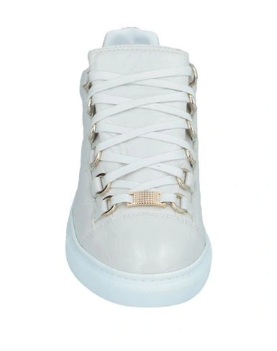 Shop Balenciaga Sneakers In Ivory