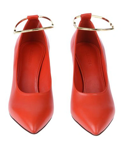 Shop Jil Sander Pumps In Red