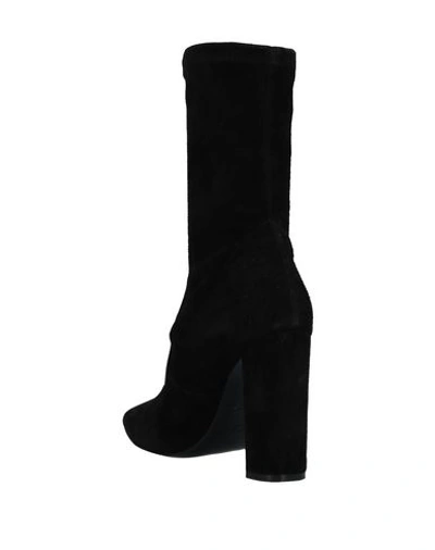 Shop High By Claire Campbell High Woman Ankle Boots Black Size 10 Soft Leather, Textile Fibers