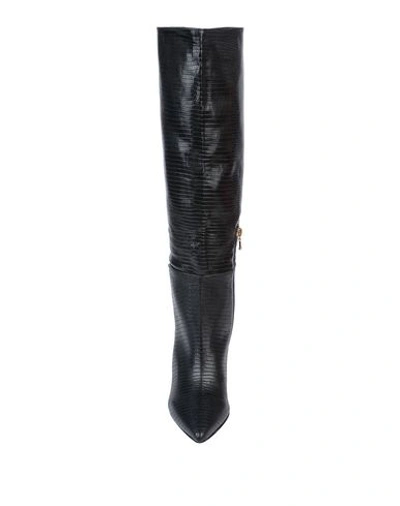 Shop Patrizia Pepe Knee Boots In Black