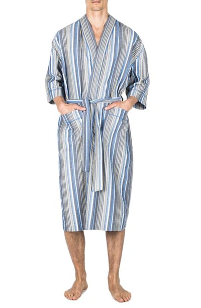 Shop Majestic Sunsoaked Seersucker Robe In Shine