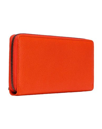 Shop Dolce & Gabbana Wallet In Orange