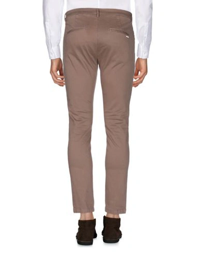 Shop Aglini Casual Pants In Light Brown