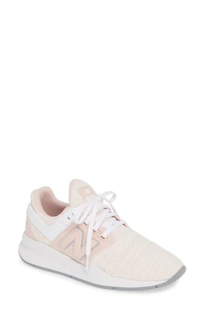 New Balance Women's 247 Knit Low-top Sneakers In Oyster Pink | ModeSens