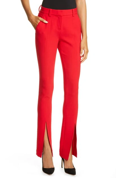 Shop A.l.c Conway Front Slit Pants In Red