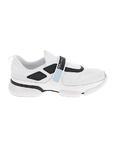 Shop Prada Cloudbust Low Top Sneakers In White