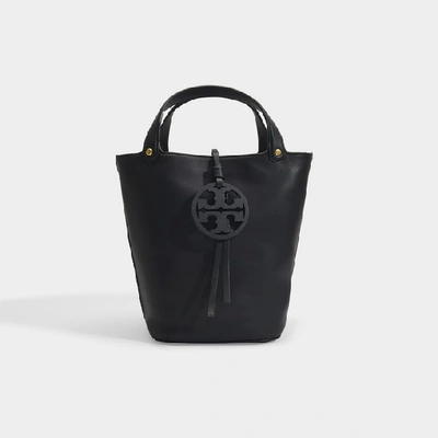 Shop Tory Burch Miller Bucket Bag In Black