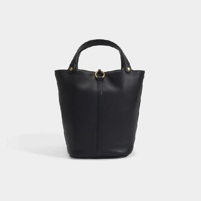 Shop Tory Burch Miller Bucket Bag In Black