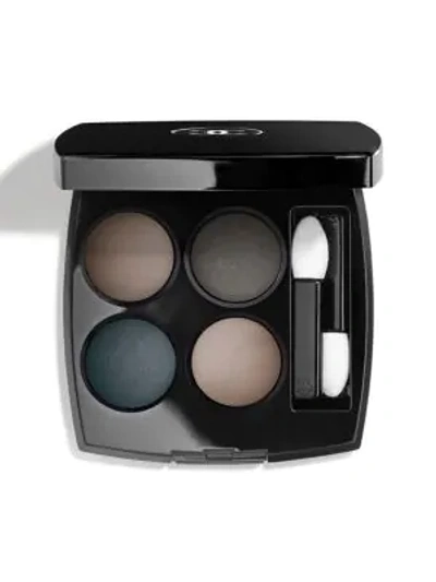 Shop Chanel Multi-effect Quadra Eyeshadow In 324 Blurry Blue