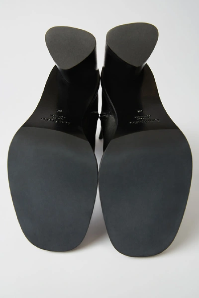 Shop Acne Studios Heeled Ankle Boots Black