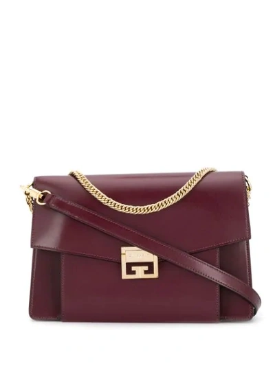 Shop Givenchy Gv3 Shoulder Bag In Red