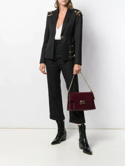 Shop Givenchy Gv3 Shoulder Bag In Red