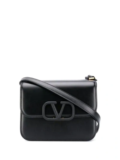Shop Valentino Vsling Crossbody Bag In Black
