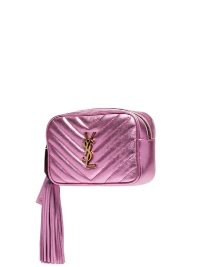 Shop Saint Laurent Lou Belt Bag In 5901 Pink