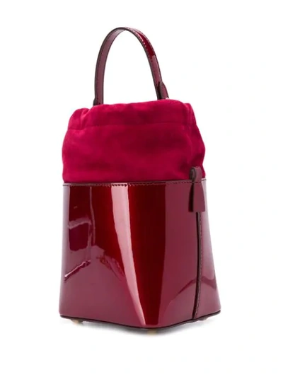 Shop Maison Margiela 5ac Bucket Bag In T8135 Grey