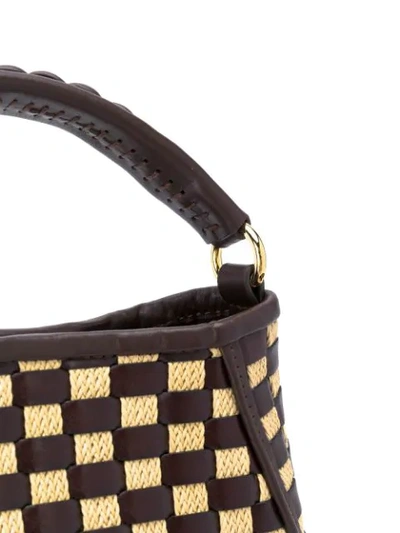 Shop Wandler Corsa Mini Basket Bag In Brown