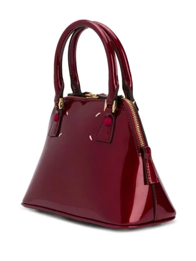 Shop Maison Margiela 5ac Chain Strap Shoulder Bag In Red