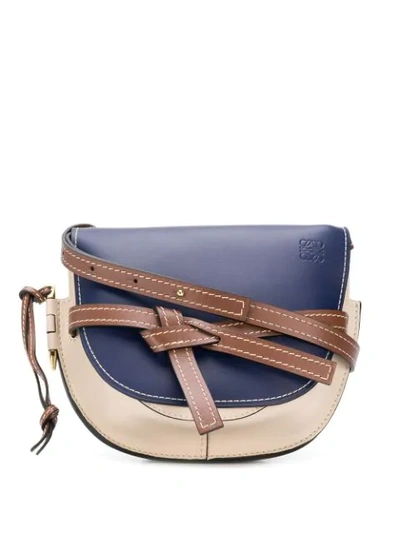 Shop Loewe Gate Shoulder Bag In Blue