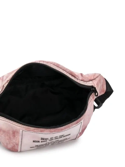 Shop Diesel Packable Belt Bag In Neutrals