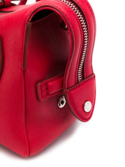 Shop Tod's Top Zipped Tote In Red