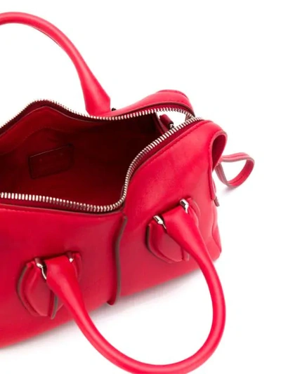 Shop Tod's Top Zipped Tote In Red