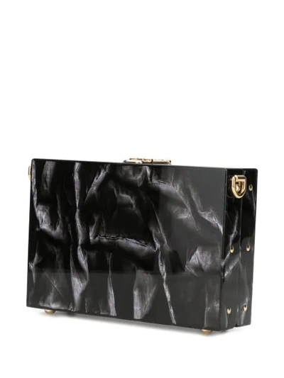 Shop Dolce & Gabbana Dolce Box Clutch In Black
