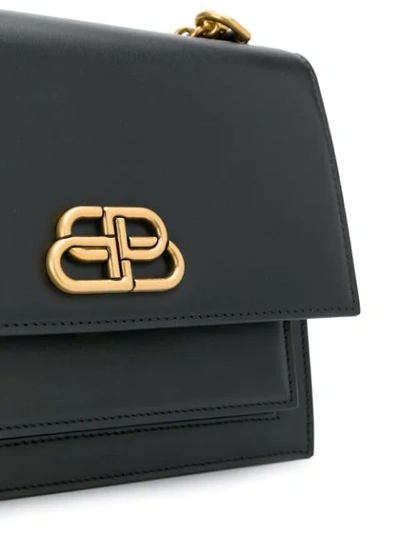 Shop Balenciaga Sharp Xs Shoulder Bag In Black