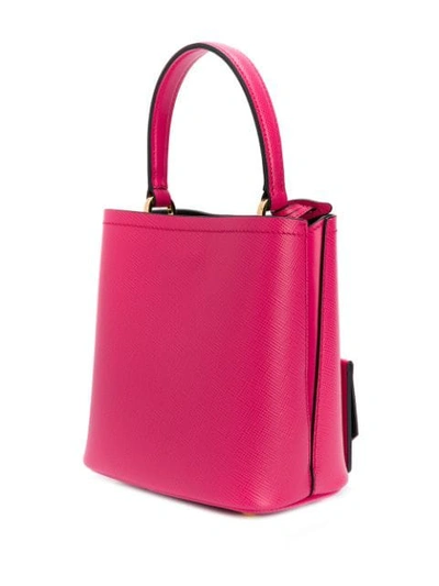Shop Prada Panier Double Bucket Bag In Pink