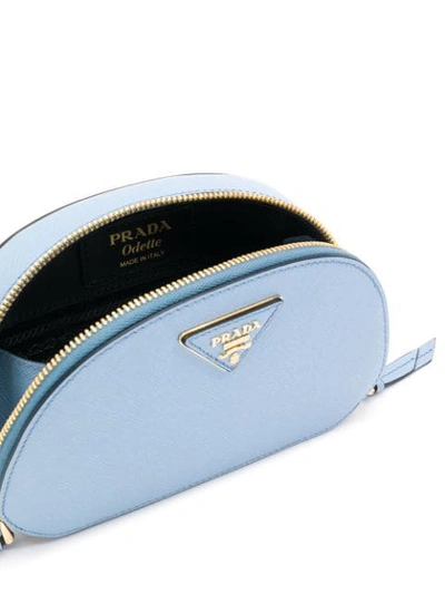 Shop Prada Odette Belt Bag In Blue