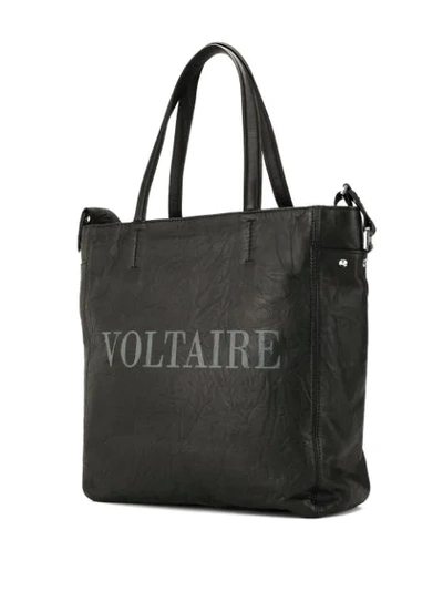 Shop Zadig & Voltaire Zadig&voltaire Dottie Tote Bag - Black
