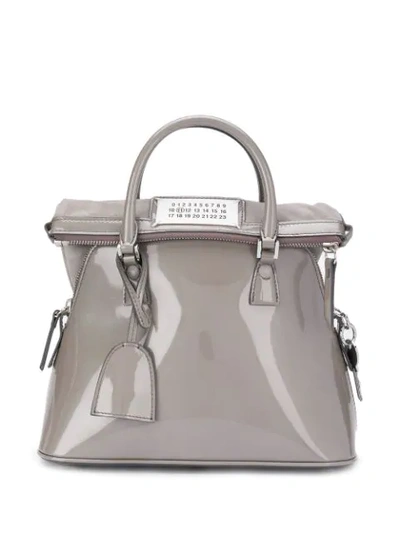 Shop Maison Margiela 5ac Mini Bag In Grey