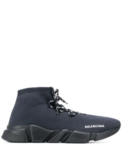 BALENCIAGA SPEED LOW-TOP SNEAKERS - 蓝色