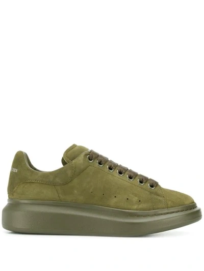 Shop Alexander Mcqueen Oversized Sneakers In Green