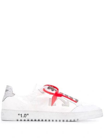 OFF-WHITE 1.0 LOW-TOP SNEAKERS - 白色