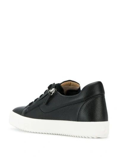 GIUSEPPE ZANOTTI FANCY LOW-TOP SNEAKERS - 黑色