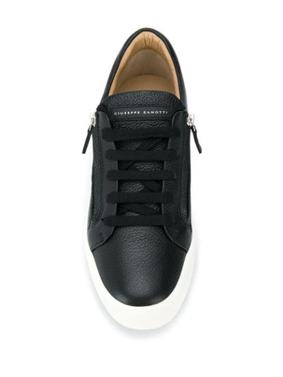 Shop Giuseppe Zanotti Fancy Low-top Sneakers In Black