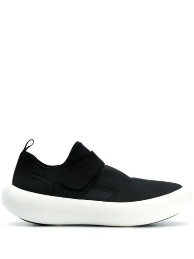 Shop Marni Slip-on Sneakers In Black