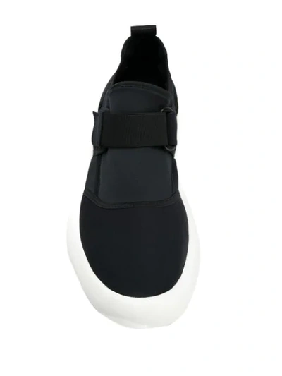 Shop Marni Slip-on Sneakers In Black