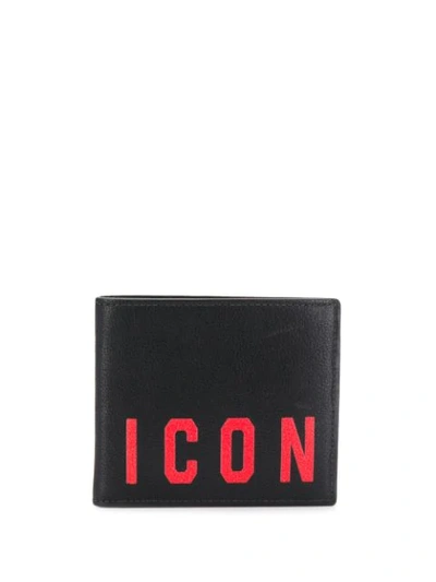 Shop Dsquared2 Billfold Wallet - Schwarz In Black