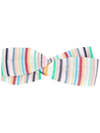 Shop Missoni Striped Hairband In Sm0hu